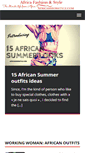 Mobile Screenshot of africashionstyle.com